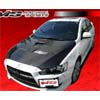 VIS Racing EVO X Style Carbon Fiber Hood - Lancer GTS, ES, & DE