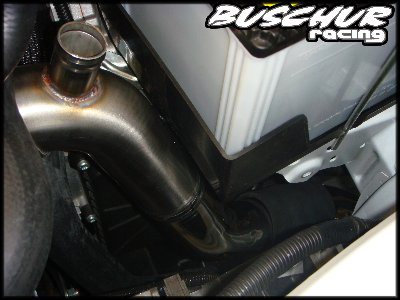 Buschur Racing 2009 Ralliart 2.5" S.S. Lower IC Pipe (Polished)