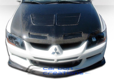 Extreme Dimensions Carbon Creations Demon Front Lip - EVO 8
