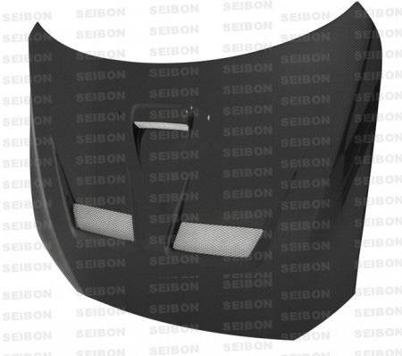 Seibon CW Style Dry Carbon Fiber Hood - EVO X