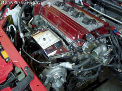 Buschur Racing Polished Exhaust Manifold Heatshield - EVO 8/9