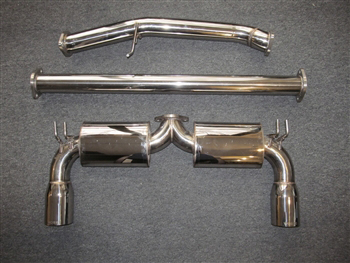 WORKS Exhale Cat-Back Exhaust - Lancer Ralliart 2009+