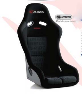 Bride Cusco Vios III Sport+C FRP - Black/Black Suede Seat 