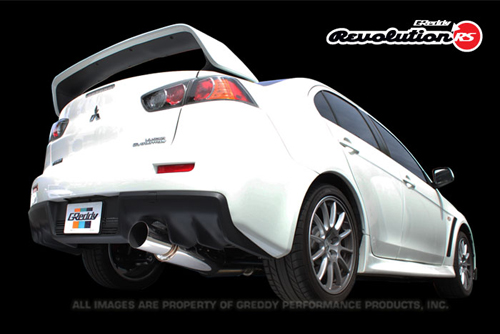 Greddy Revolution RS Exhaust - Evo X