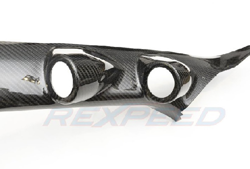 Rexpeed Carbon LHD Double Pillar Pod - Evo X/Lancer Ralliart
