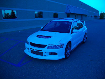 APR GT Front Bumper w/Air Dam - EVO 8/9