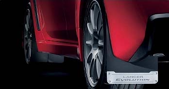 Mitsubishi OEM Evolution Mud Flaps : EVO X