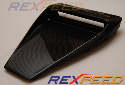 Rexpeed Carbon Fiber Hood Scoop Vent Type-1 - EVO X