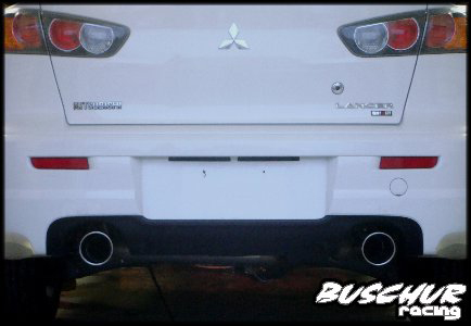 Buschur Racing 2009 Lancer Ralliart 3" S.S. Catback Exhaust