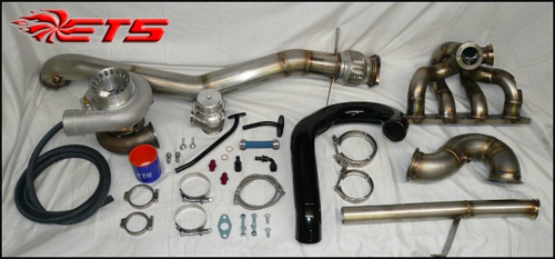 ETS Mitsubishi Evo 8 and Evolution 9 Front Facing Turbo Kit