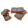 WORKS WRP Orange Rear Brake Pads- EVO X