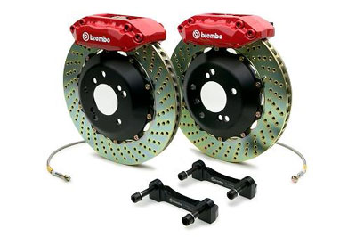 Brembo GT 345mm Rear 4 Piston Big Brake Kit - 2008-2014 EVO X