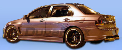 Extreme Dimensions Duraflex GT500 Widebody Side Skirts - EVO 8/9