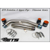 ETS Mitsubishi Evo X and Evolution X Titanium Upper Intercooler Pipe Kit 2008-2015