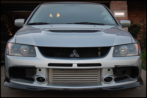 Rexpeed Carbon Fiber Bumper Ducts - EVO 9