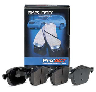 Akebono ProACT Rear Ceramic Brake Pads - Lancer Ralliart 2009+