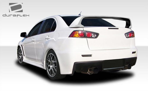 Extreme Dimensions Duraflex EVO X Look Rear Bumper - Lancer 2008-2012