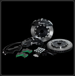 KSport Mitsubishi EVO X 2008-2013 Front 15" / 380mm SuperComp 8 Piston Big Brake Kit