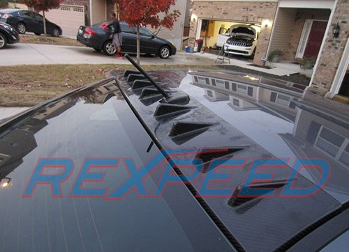 Rexpeed Carbon Vortex Generator - EVO X NON SSS Flat Roof