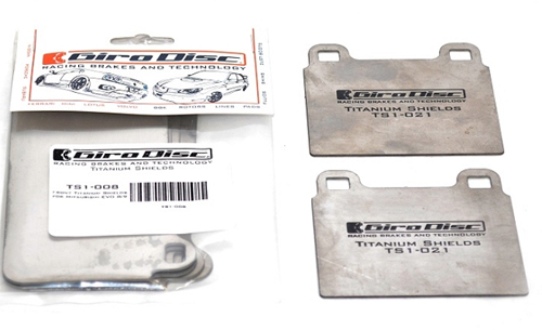 Girodisc Rear Titanium Shields & Shims- Evo 8/9/X