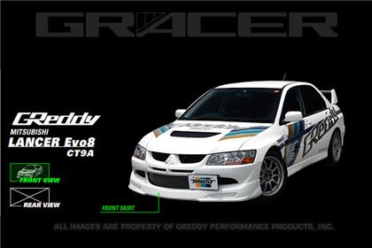 Greddy Front Lip Spoiler Urethane - Evo 8/9