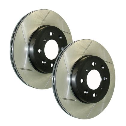 StopTech Slotted Rear Brake Rotors - Lancer GTS,GT