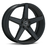 KMC685 Set of 4 Black Painted Wheels - Evo X