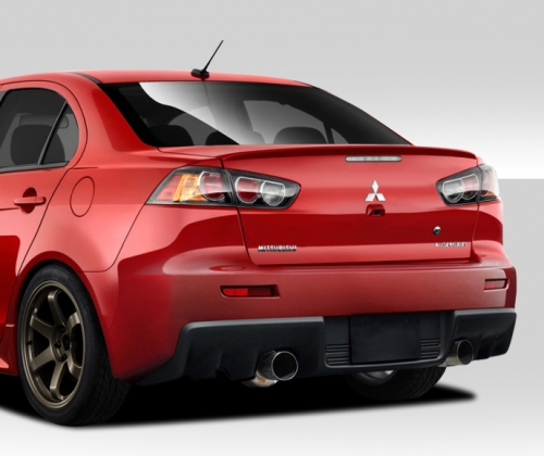 Extreme Dimensions 1 PC Duraflex Evo X VS Rear Bumper cover - 08-15 Lancer