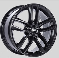 BBS SX 17x7.5 5x114.3 ET42 Crystal Black Wheels -82mm PFS/Clip Required