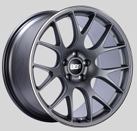 BBS CH-R 20x10.5 5x114.3 ET24 CB66 Satin Titanium Polished Rim Protector Wheels