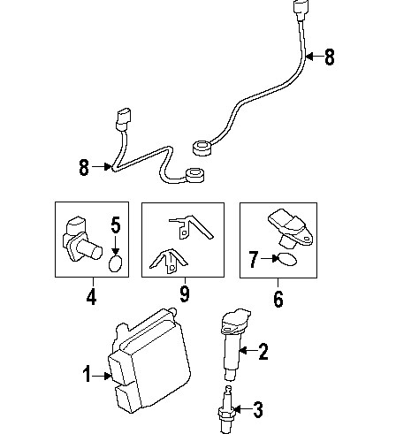 MITSUBISHI 1832A016 GENUINE OEM IGNITION COIL