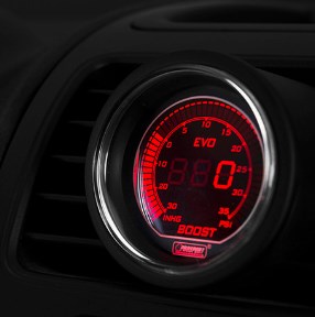 ProSport EVO Series 52mm Red Digital Boost Gauge - Universal