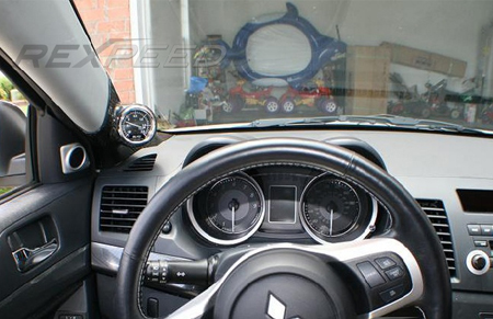 Carbon Fiber Interior LHD Front A Pillar Pod for Mitsubishi Evolution X EVO 10