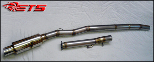 ETS Single Exit Cat Back Exhaust System - EVO X