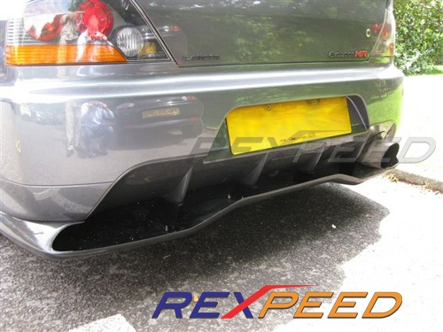 Rexpeed Carbon Fiber Rear Diffuser - Voltex Style - JDM EVO 9