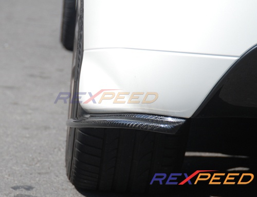 Rexpeed Carbon Fiber Rear Bumper Extension - JDM EVO 9