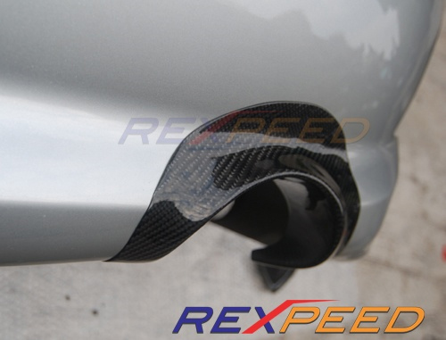 Rexpeed Carbon Fiber Exhaust Heat Shield - EVO 8/9