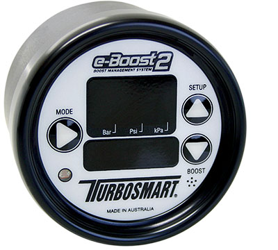 TurboSmart e-Boost2 Traditional (66mm) White/Black