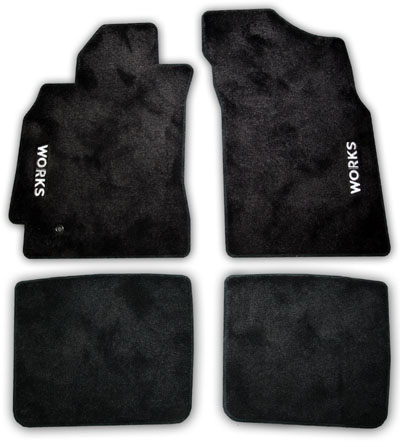 WORKS Embroidered Floor Mats - EVO 8/9