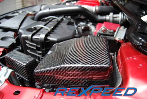 Rexpeed Carbon Fiber Fuse Box Covers Set - EVO X