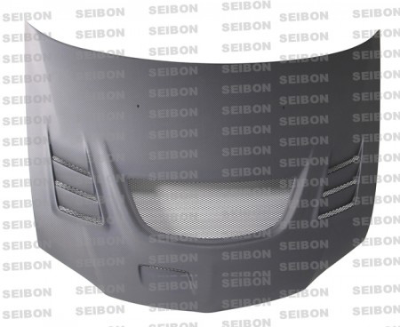 Seibon CW Style Dry Carbon Fiber Hood - EVO 8/9