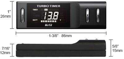 Blitz Advance + Full Auto Turbo Timer w/Boost Sensor Set