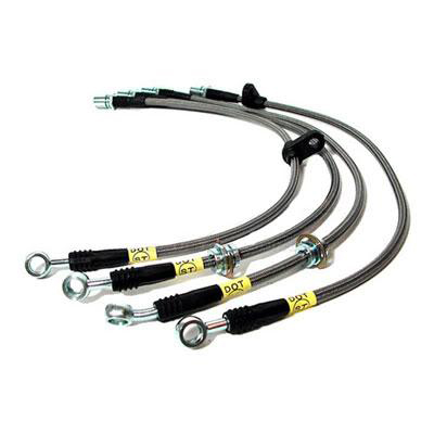 Techna-Fit Stainless Steel Brake Lines - Lancer Ralliart 2009+ AWD