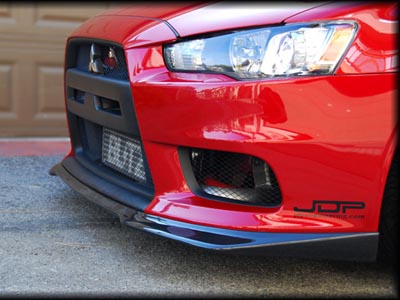 JDP Engineering Rally Style Carbon Fiber Front Lip - EVO X