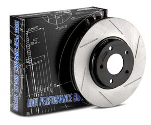 StopTech Power Alloy Rear Slotted Rotors - Lancer Ralliart 2009+