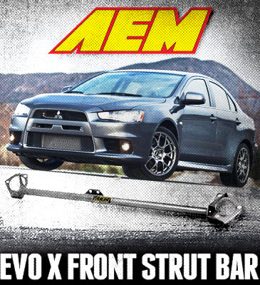 AEM Front Strut Bar - EVO X