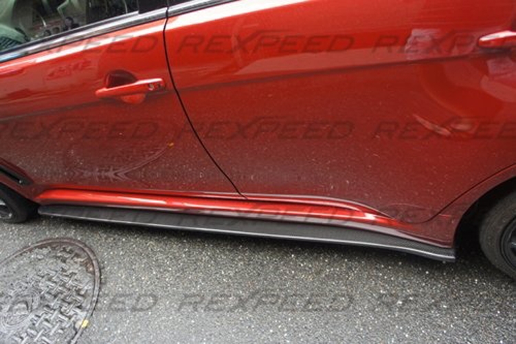 Rexpeed Type-1 Carbon Side Skirt Extensions - EVO X