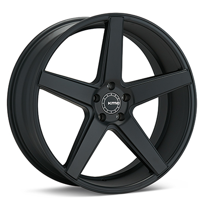 KMC685 Set of 4 Black Painted Wheels - Evo X