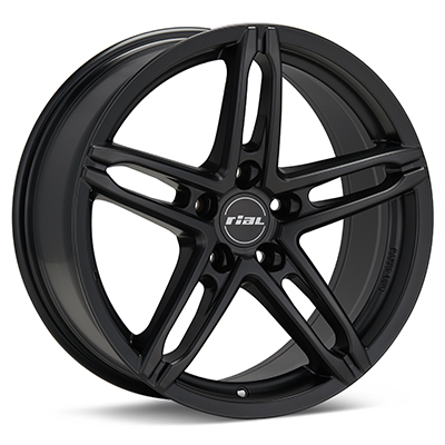 Rial P10 Black Painted Set of 4 Wheels - Evo X/Ralliart