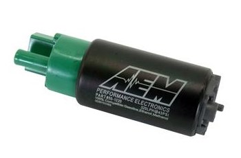 AEM 320LPH 65mm Fuel Pump Kit w/o Mounting Hooks Ethanol Compatible - EVO X